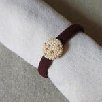 Star Dust Hair Tie in Milk White Top