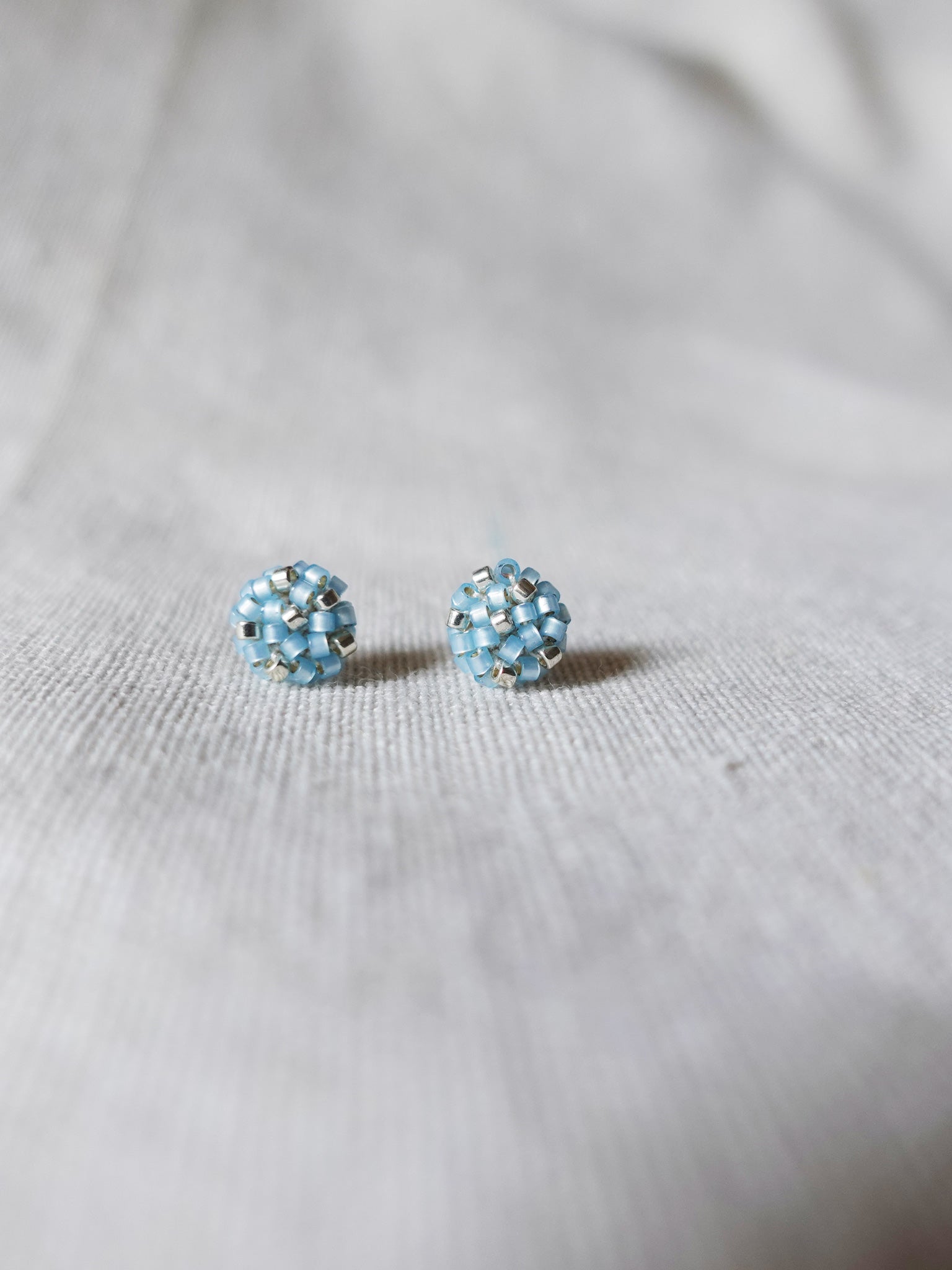 Star Dust Pixie Stud Earrings Cobalt