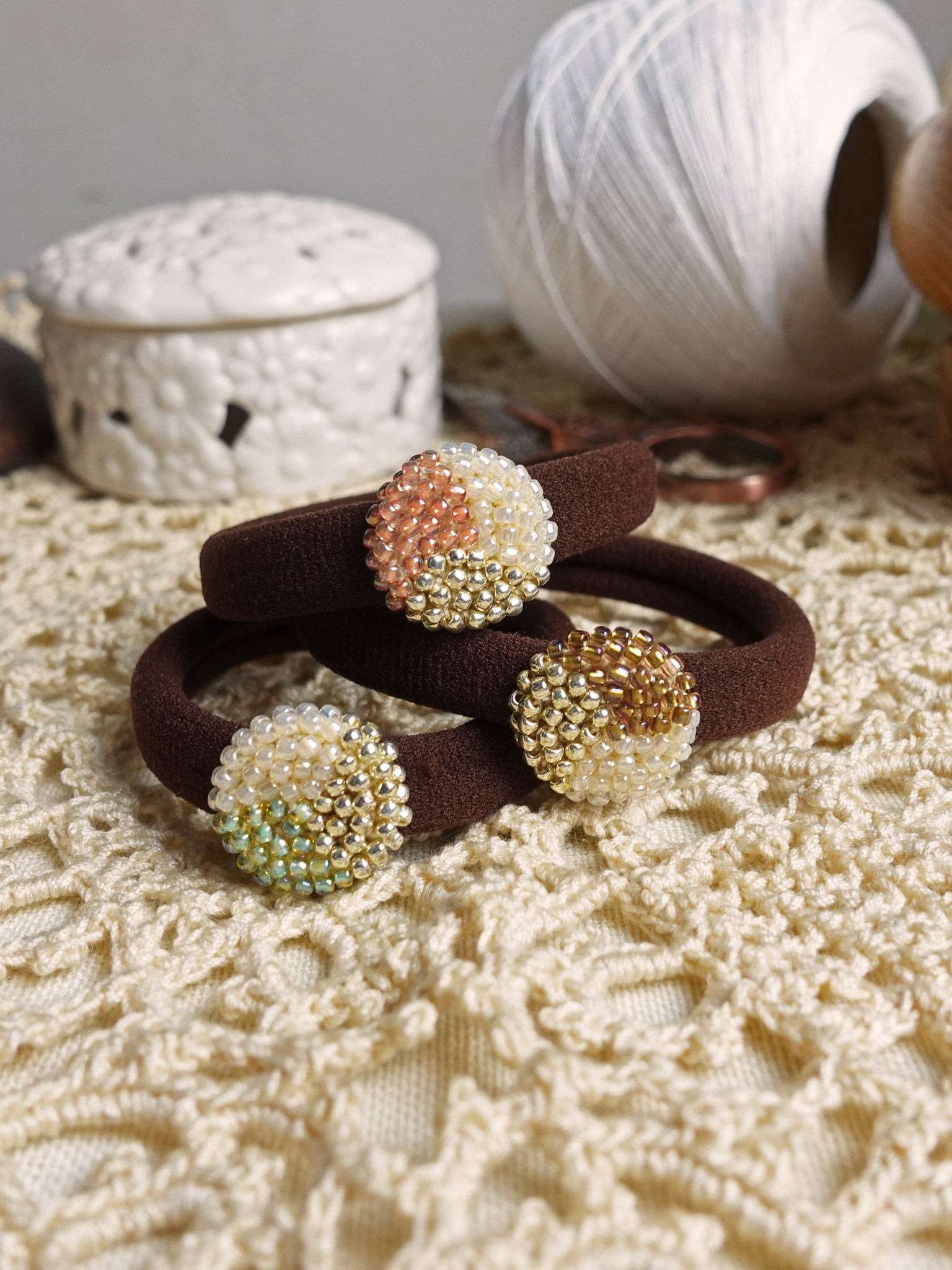 Trio Hair Tie Vintage Group