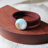 Trio Hair Tie in Blue Display 1