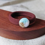 Trio Hair Tie in Blue Display 2