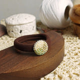 Trio Hair Tie in Lime Green Front