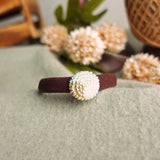 Trio Hair Tie in Mint Green Front