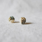 Trio Stud Earrings in Diamond Black Left 1