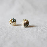 Trio Stud Earrings in Diamond Black Left 1