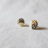 Trio Stud Earrings in Diamond Black Left 2