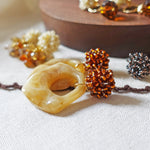 Willow Drop Earrings in Dark Amber Group