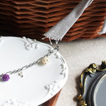 Ada Bracelet in Royal Purple Plate Charm