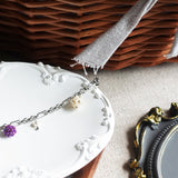 Ada Bracelet in Royal Purple Plate Charm