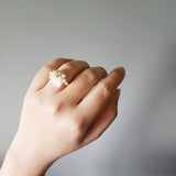 Anastasia Ring in Ivory Model