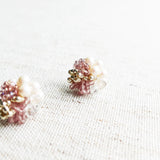 Anastasia Stud Earrings in Purple Right