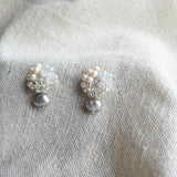 Andelle Lilith Earrings in Grey Right