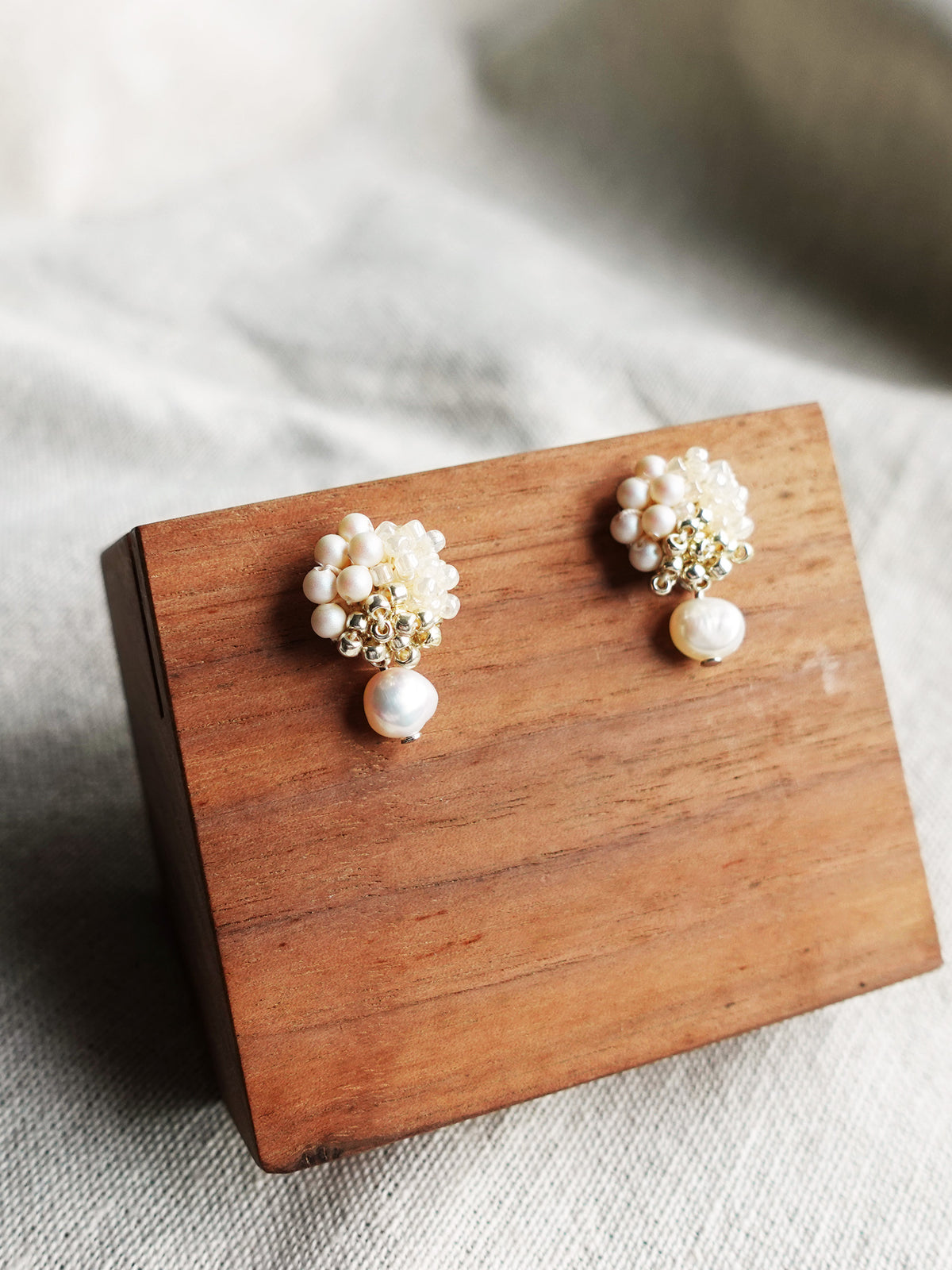 Andelle Lilith Earrings in Ivory