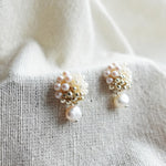Andelle Lilith Earrings in Ivory Left