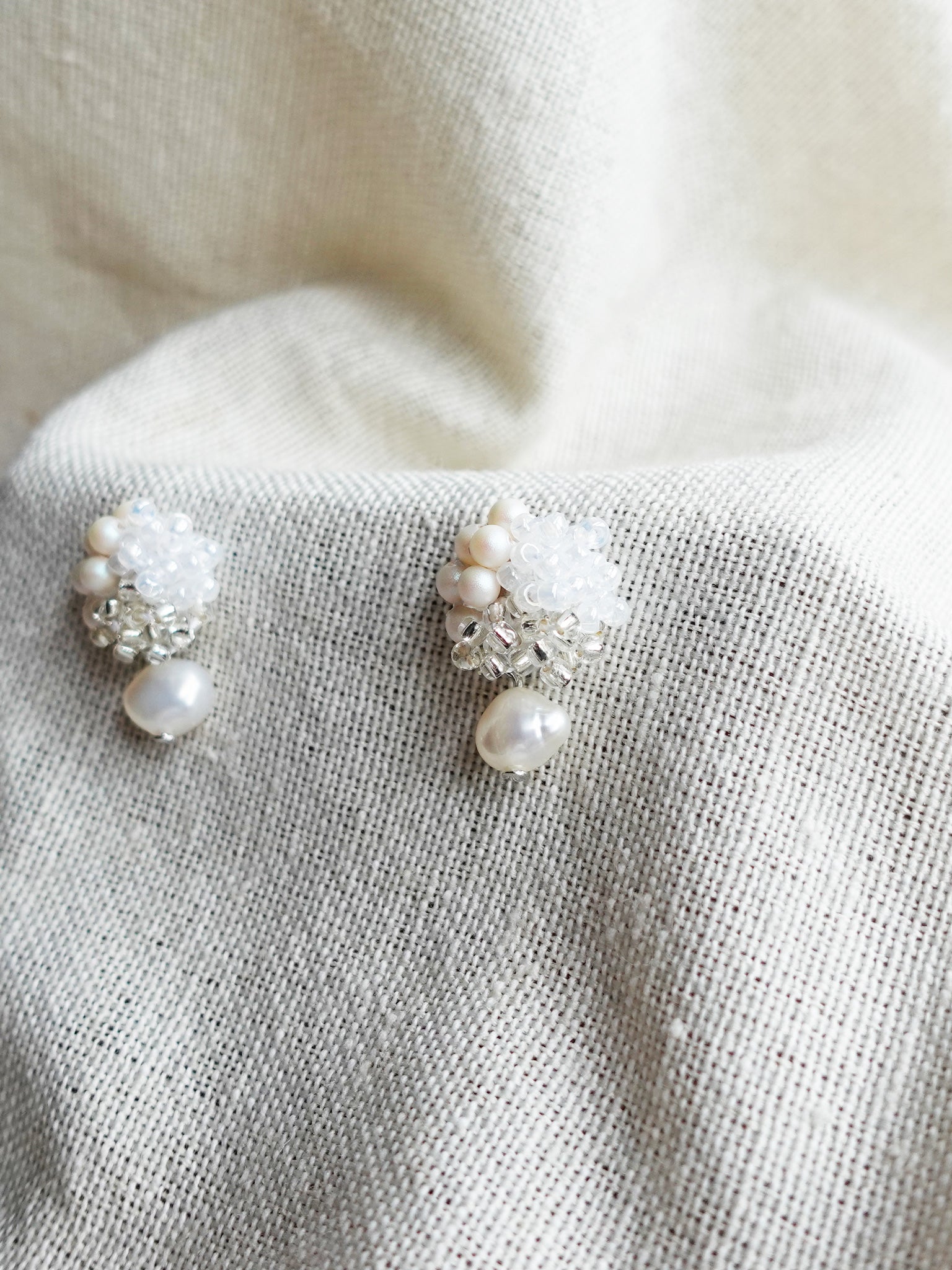 Andelle Lilith Earrings in White Right