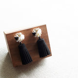Bada Lucid Tassel Earrings Display