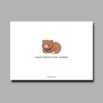 Bear Congratulations Card