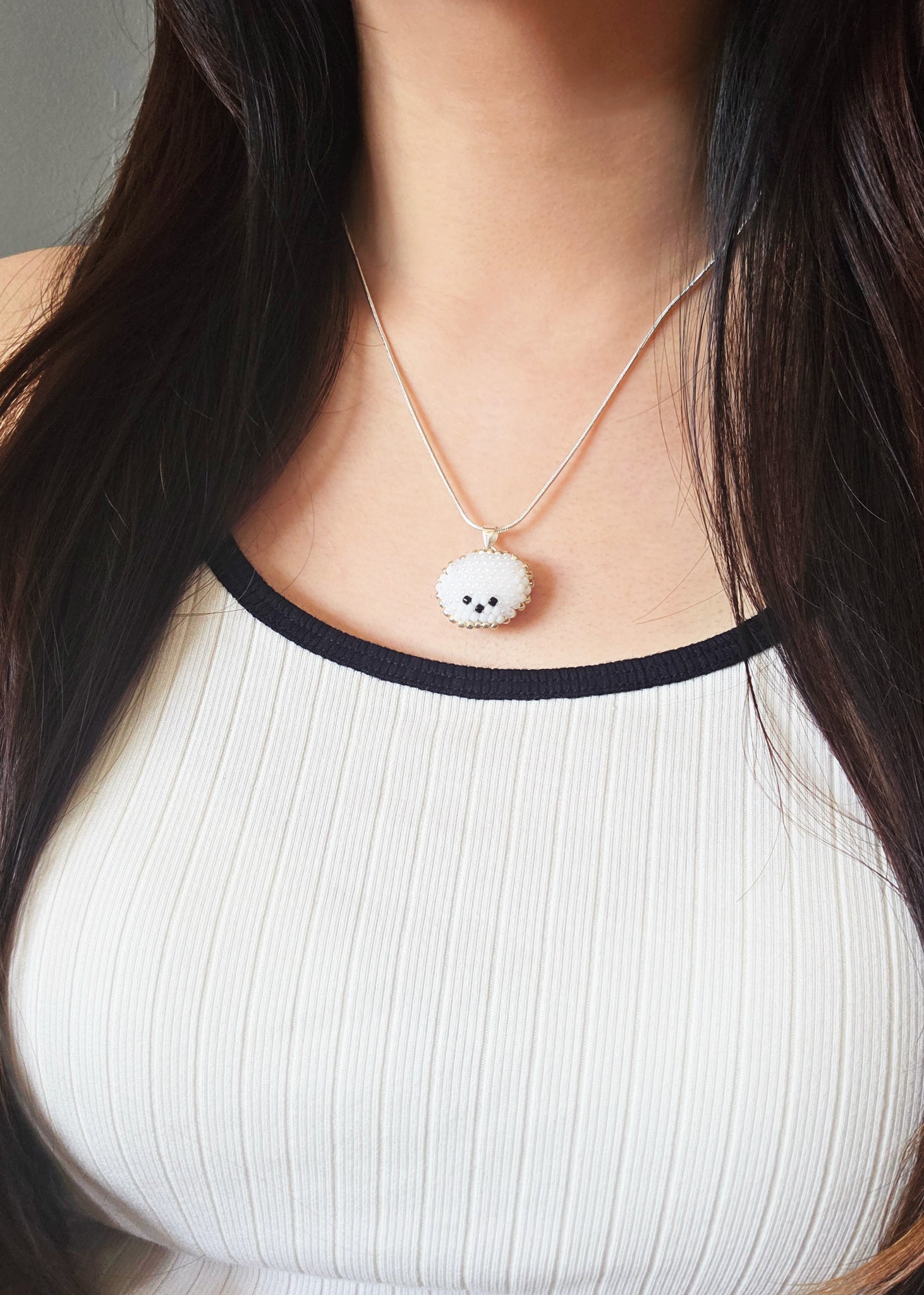 Bichon Frisé Necklace Model