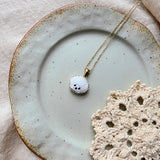 Bichon frise necklace right