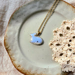 Blue whale necklace right