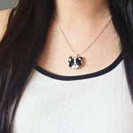 Border Collie Necklace Model