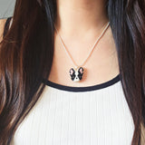 Boston Terrier Necklace Model