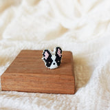 Boston Terrier Ring Display Left