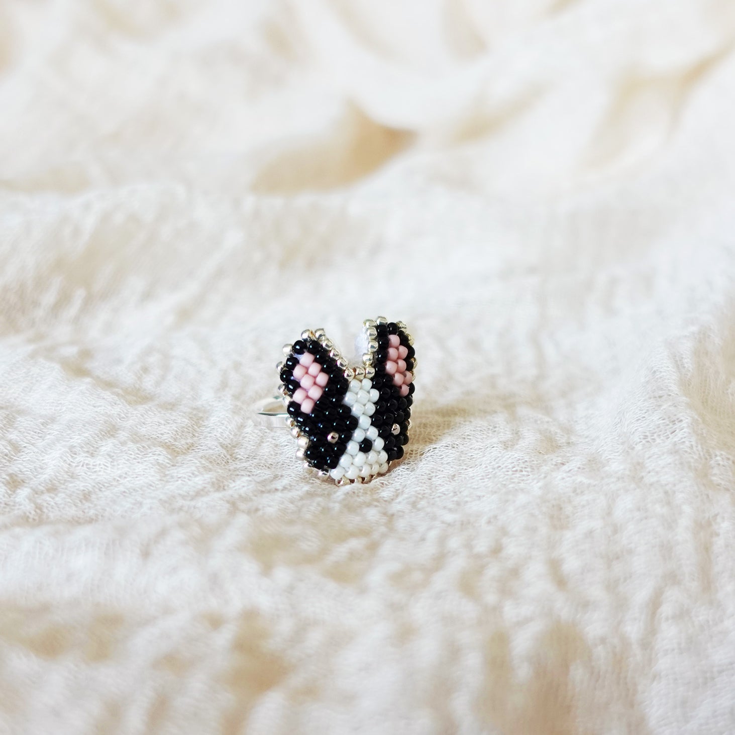 Boston Terrier Ring Left