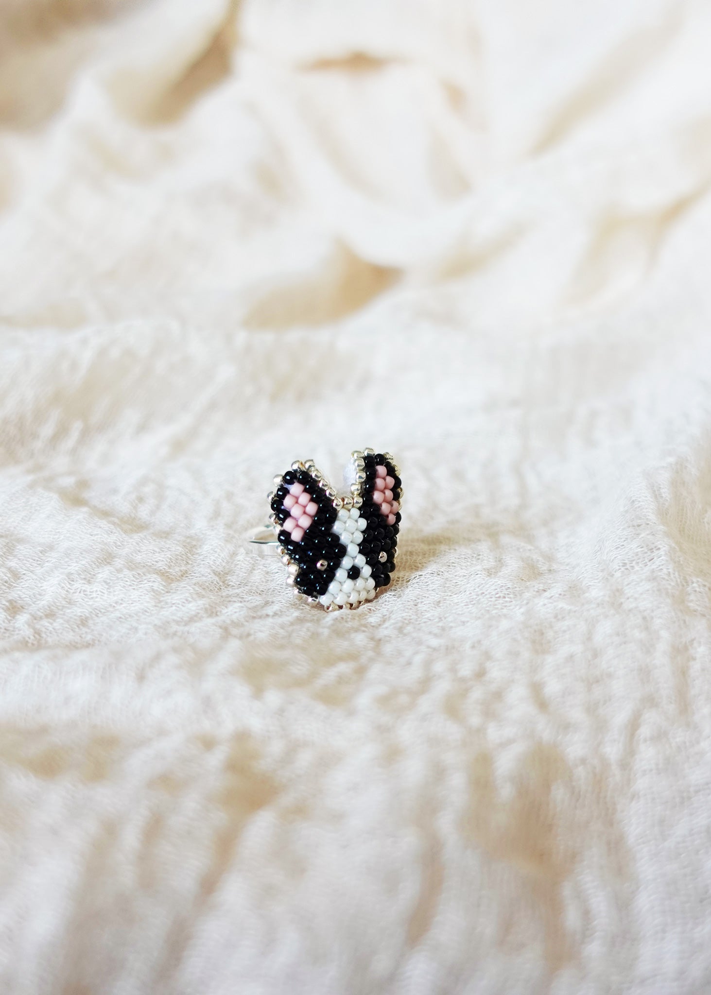 Boston Terrier Ring Left