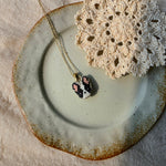 Boston terrier necklace left angle