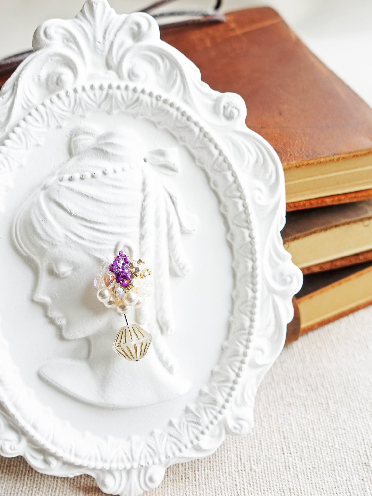 Bridget Earrings in Royal Purple Girl