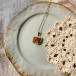 Brown bear necklace right