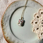 Brown bunny necklace right angle