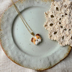 Bulldog necklace left