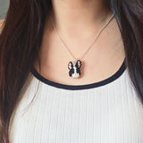 Bunny Necklace in Black Model