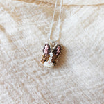 Bunny Necklace in Brown Right