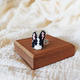 Bunny Ring in Black Display Right
