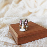 Bunny Ring in Brown Display Right