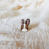 Bunny Ring in Brown Front