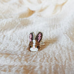 Bunny Ring in Brown Right