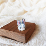 Bunny Ring in Grey Display Left