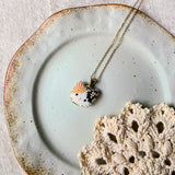 Calico cat necklace right