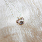 Colorpoint Cat Necklace in Seal Left