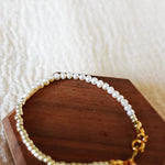 Cyme Petite Bracelet in White Pearl