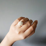 Cyme Ring in White Model