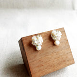 Cynthia Lilith Earrings in White Side