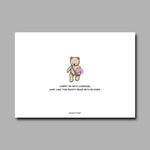 Dainty Bear Encouragement Card