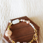 Dawn Serenade Bracelet in Blush Pink Display Pearl