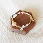 Dawn Serenade Bracelet in Blush Pink Display Top Front