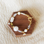 Dawn Serenade Bracelet in Cloud White Top Close